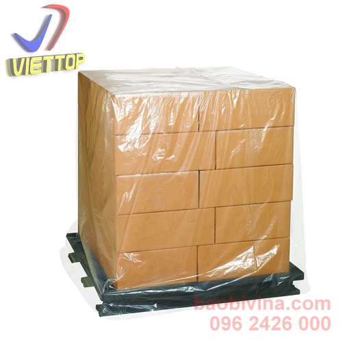  Túi nhựa khổ lớn trùm Pallet